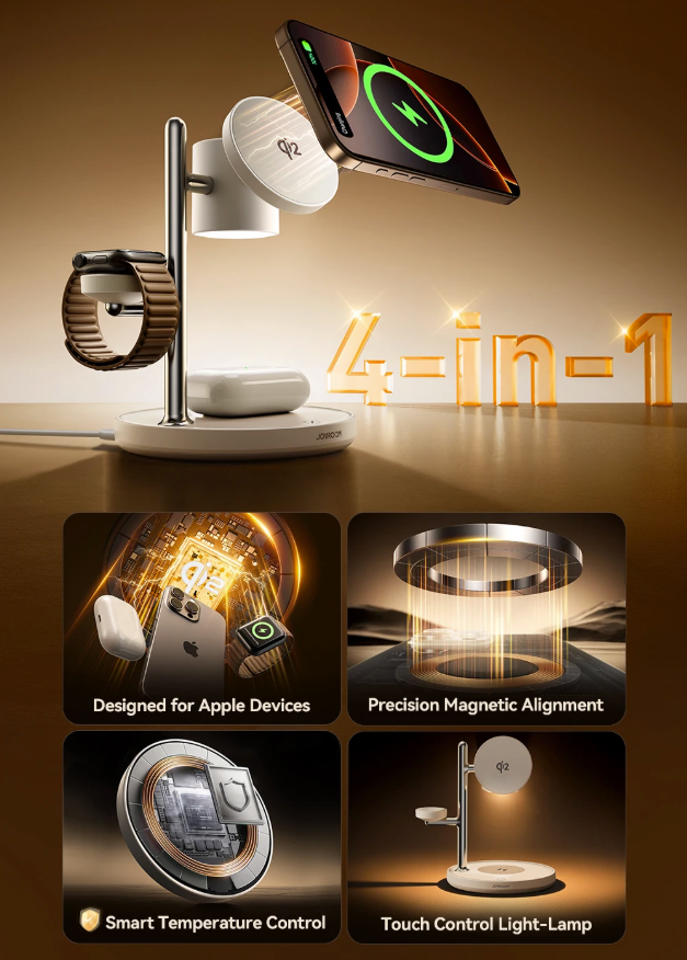 BlueBii Joyroom – Ambient Glow & Wireless Charging Station