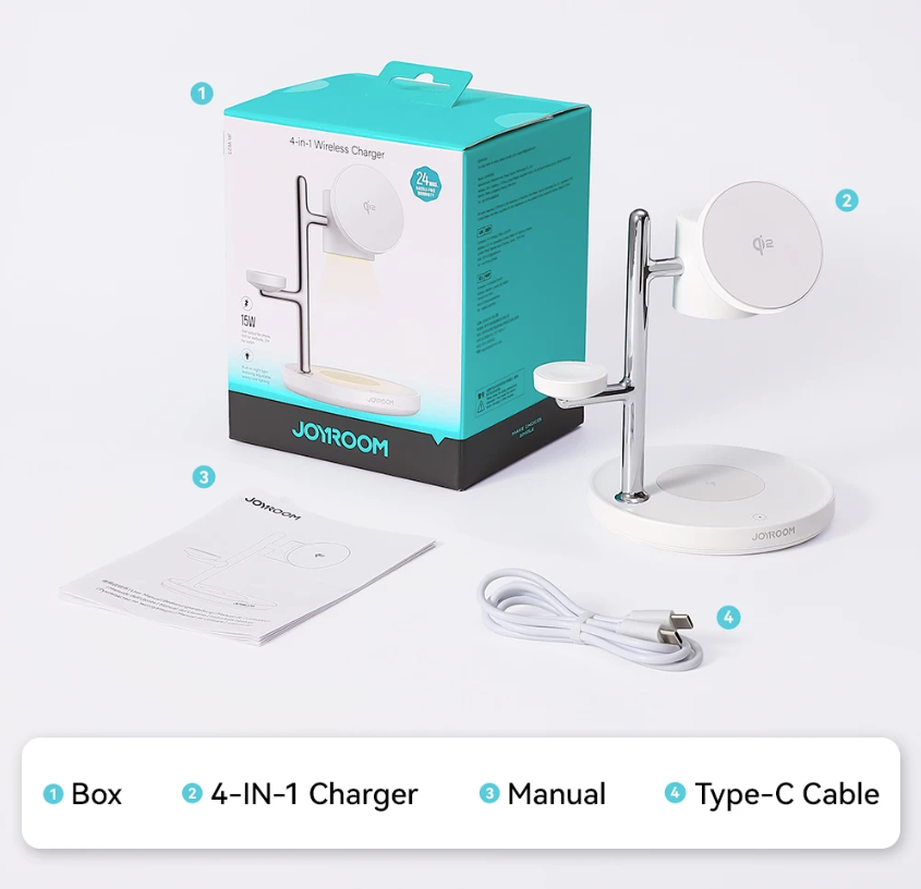 BlueBii Joyroom – Ambient Glow & Wireless Charging Station