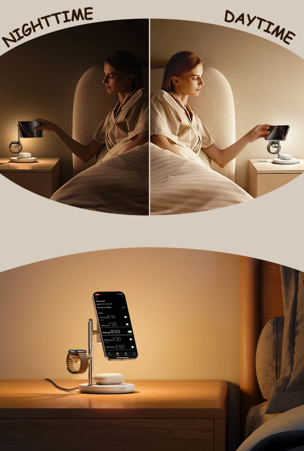 BlueBii Joyroom – Ambient Glow & Wireless Charging Station