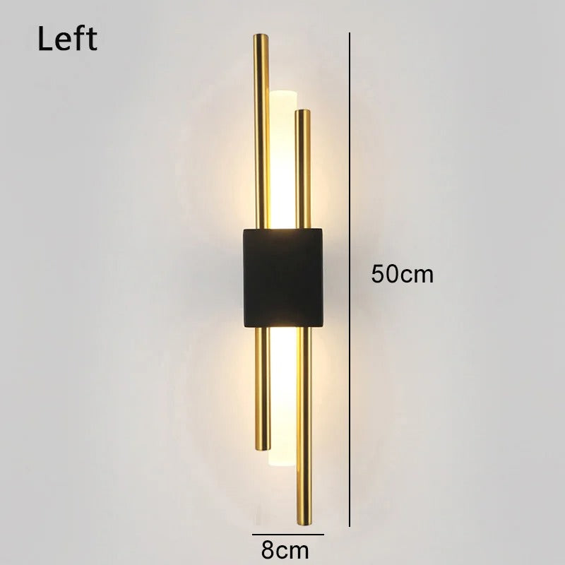 Nordic Luxe Vertical Wall Sconce