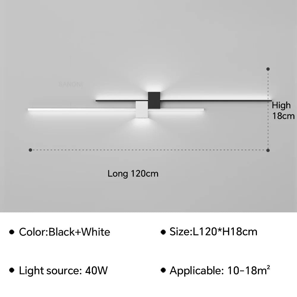 Linea Luxe Stepless LED Wall Light