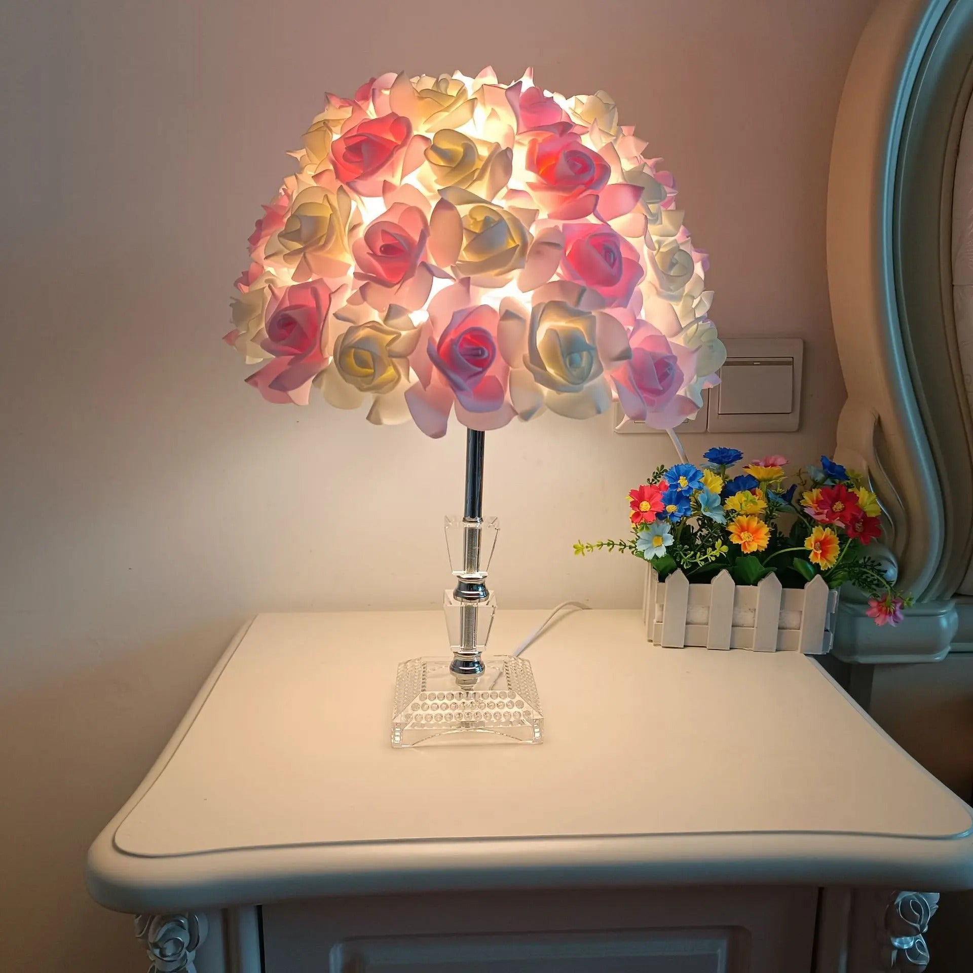 Crystal Bloom Bouquet Lamp