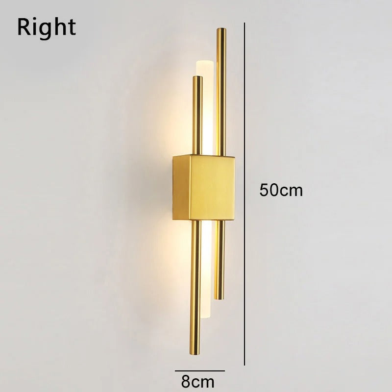 Nordic Luxe Vertical Wall Sconce