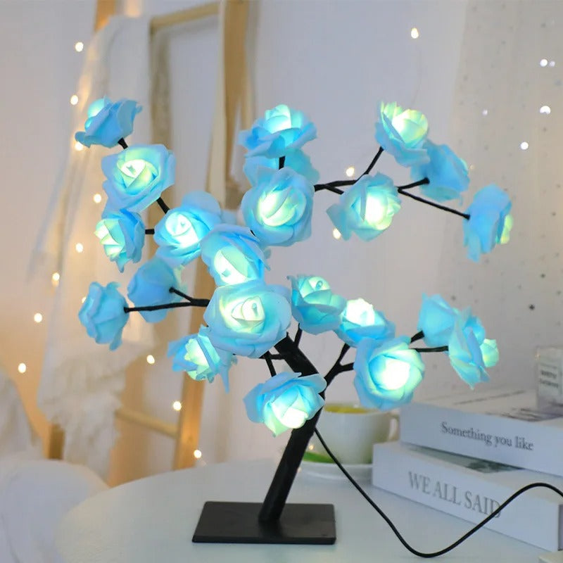 Roselyn Bloom – 24-LED Rose Tree Lamp