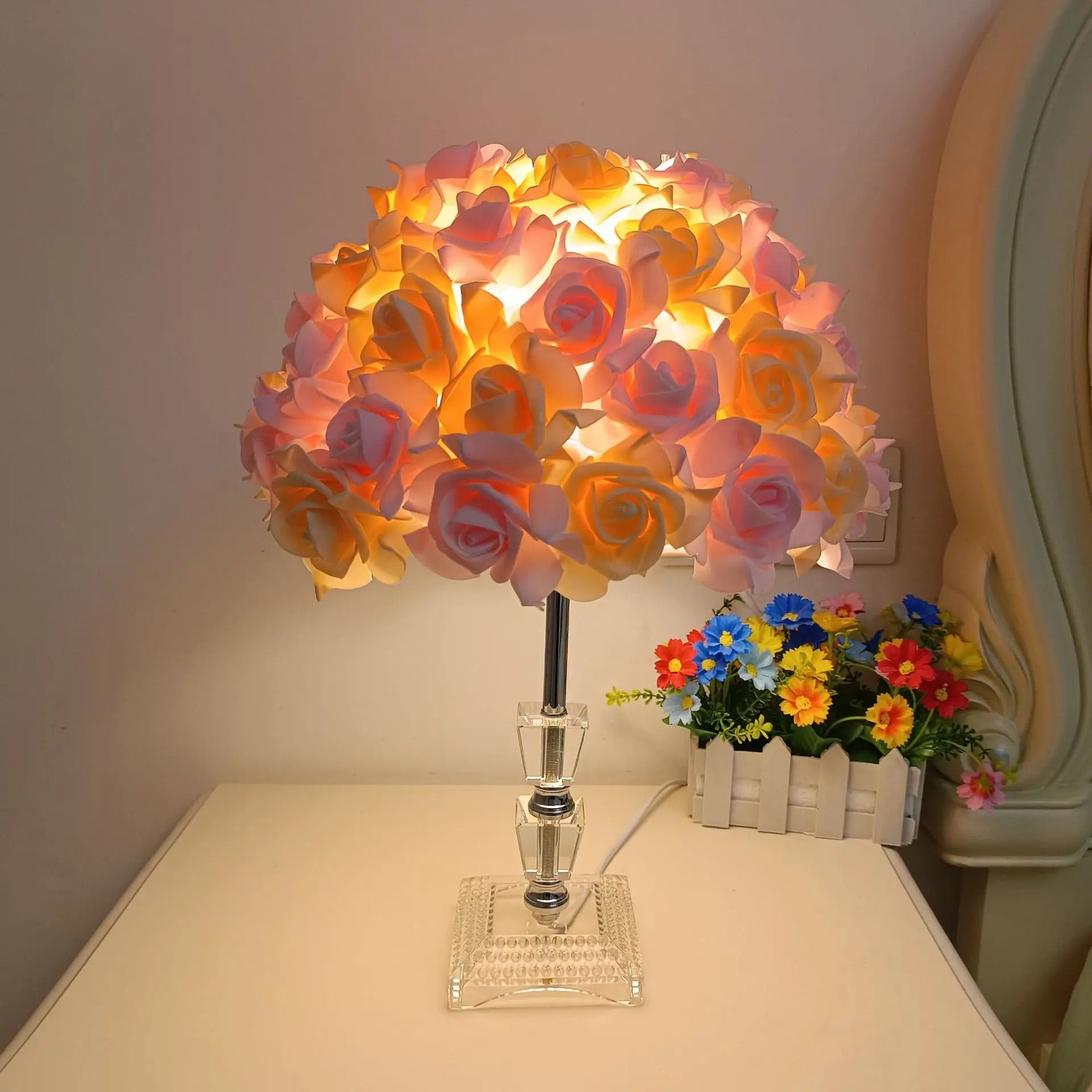 Crystal Bloom Bouquet Lamp