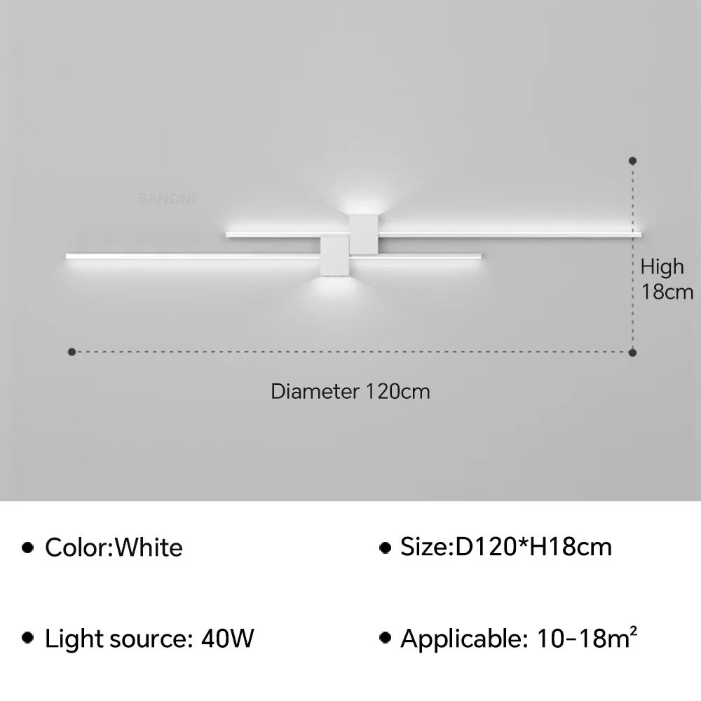 Linea Luxe Stepless LED Wall Light