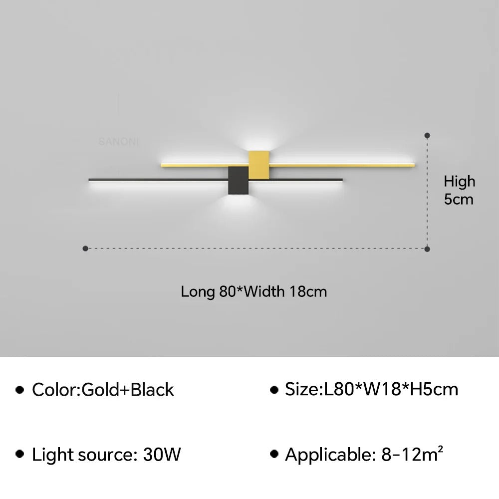 Linea Luxe Stepless LED Wall Light