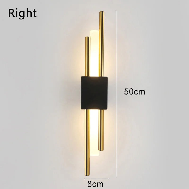Nordic Luxe Vertical Wall Sconce