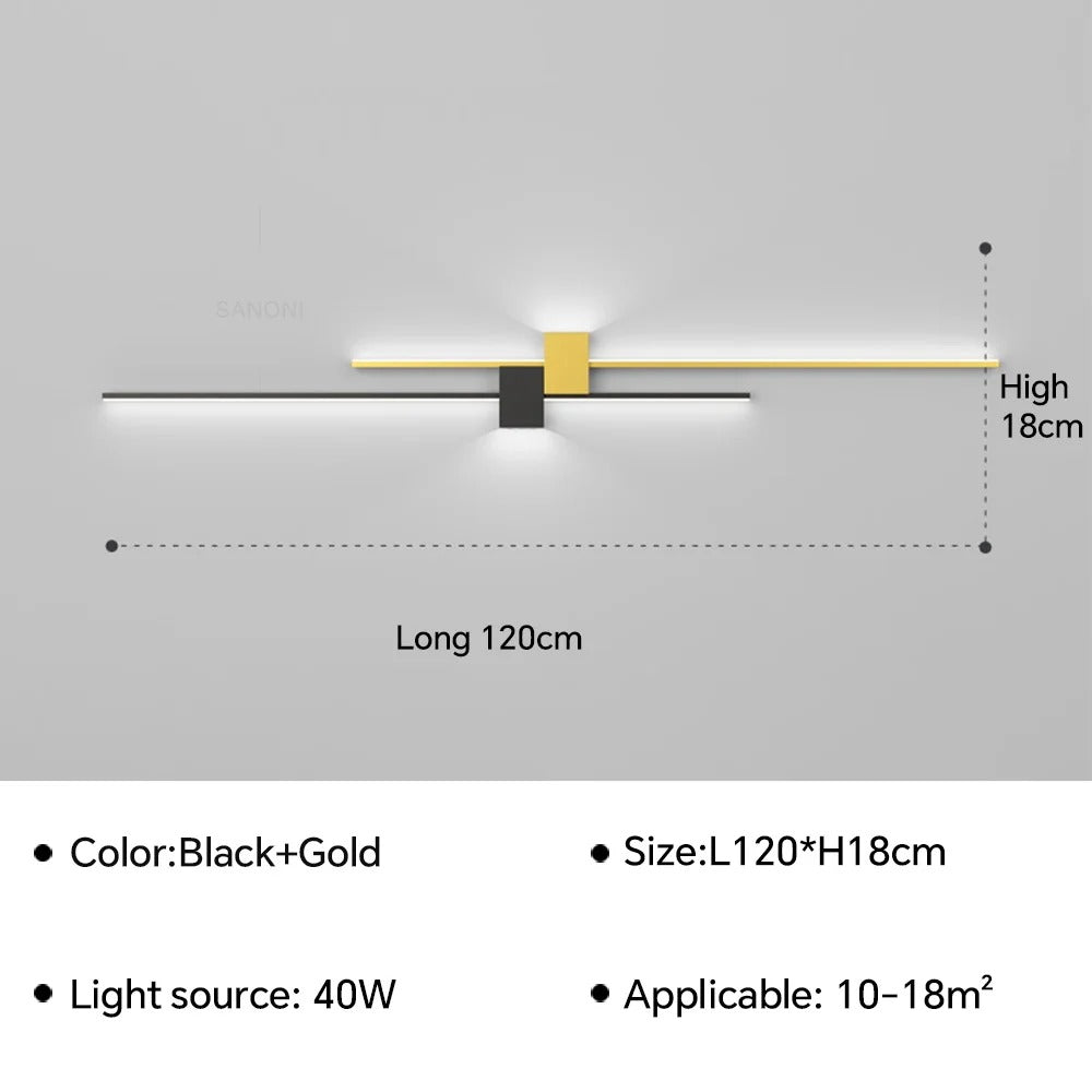 Linea Luxe Stepless LED Wall Light