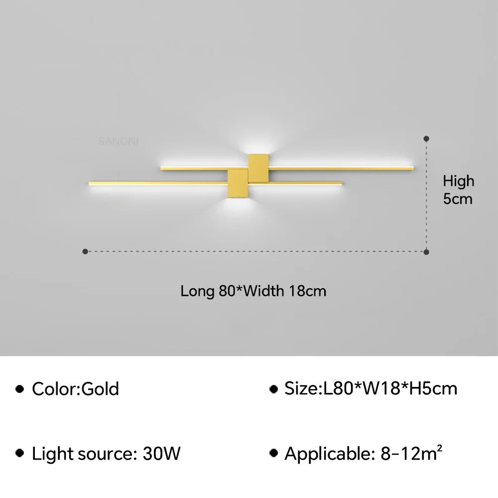 Linea Luxe Stepless LED Wall Light