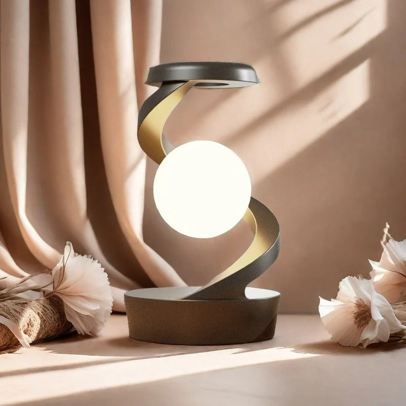 Floating LED Lamp with Wireless Charging