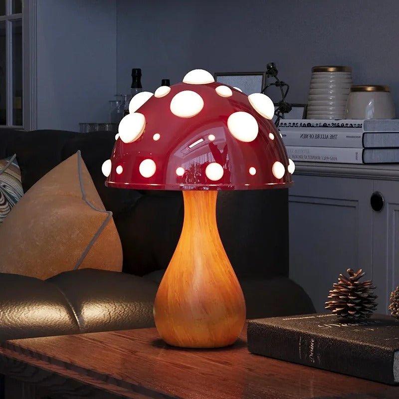 LumiShroom – Designer Tricolor Mushroom Lamp