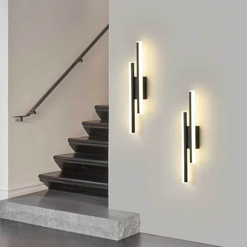 HaloSpire Sconce  Contemporary Vertical Wall Light