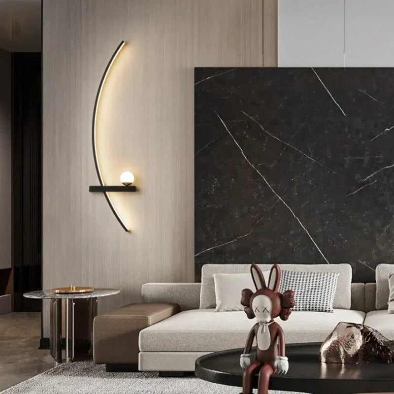 ArcGlow Sconce – Nordic Minimalist Wall Light