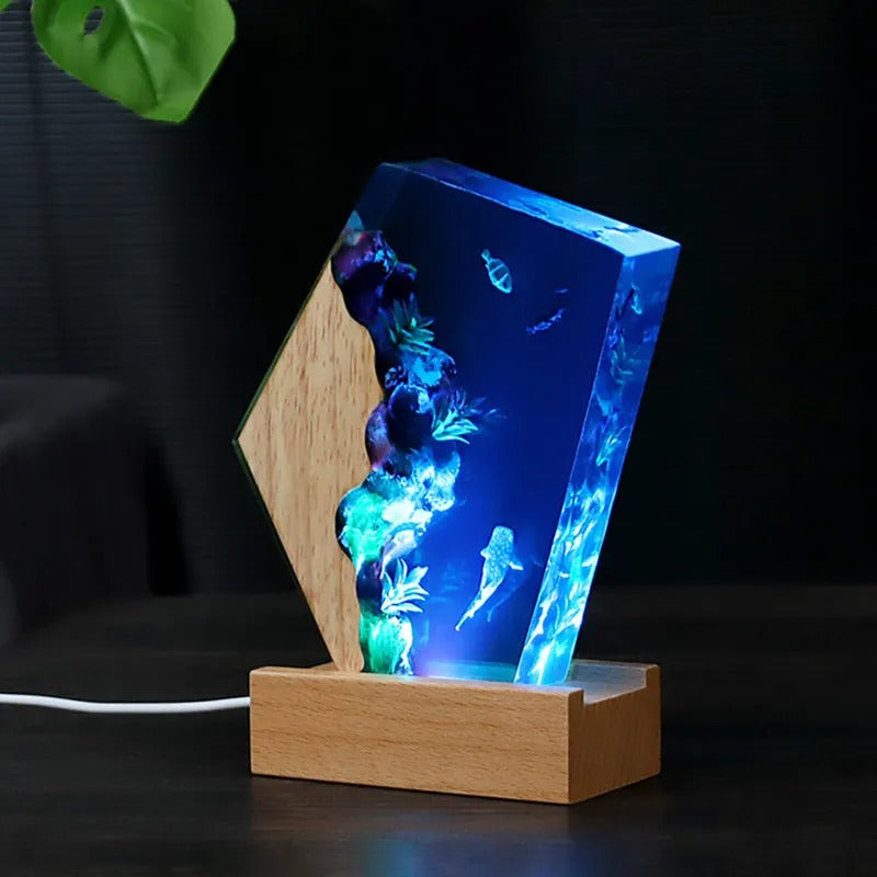 Azure Reef Resin Illumination
