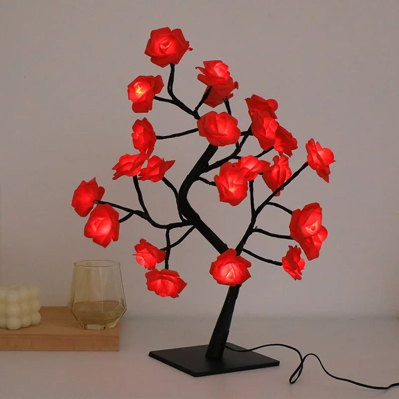 Roselyn Bloom – 24-LED Rose Tree Lamp