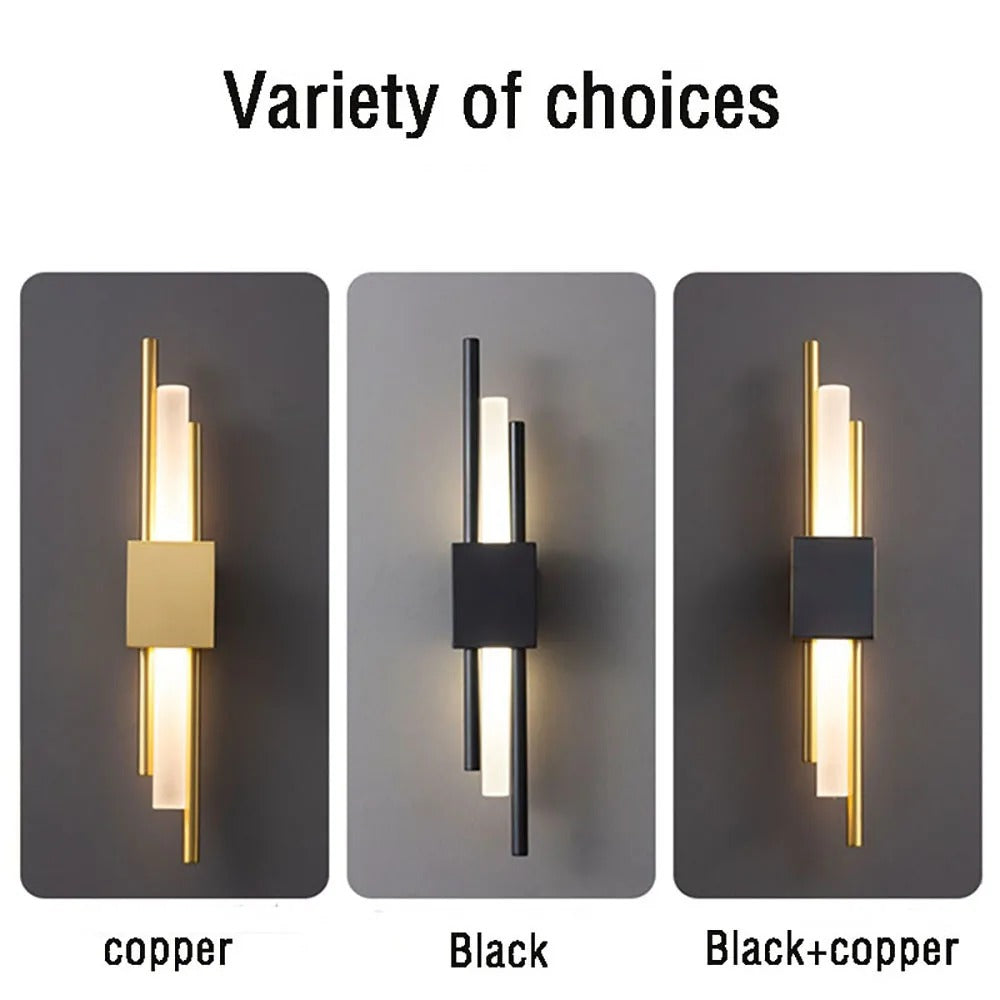 Nordic Luxe Vertical Wall Sconce