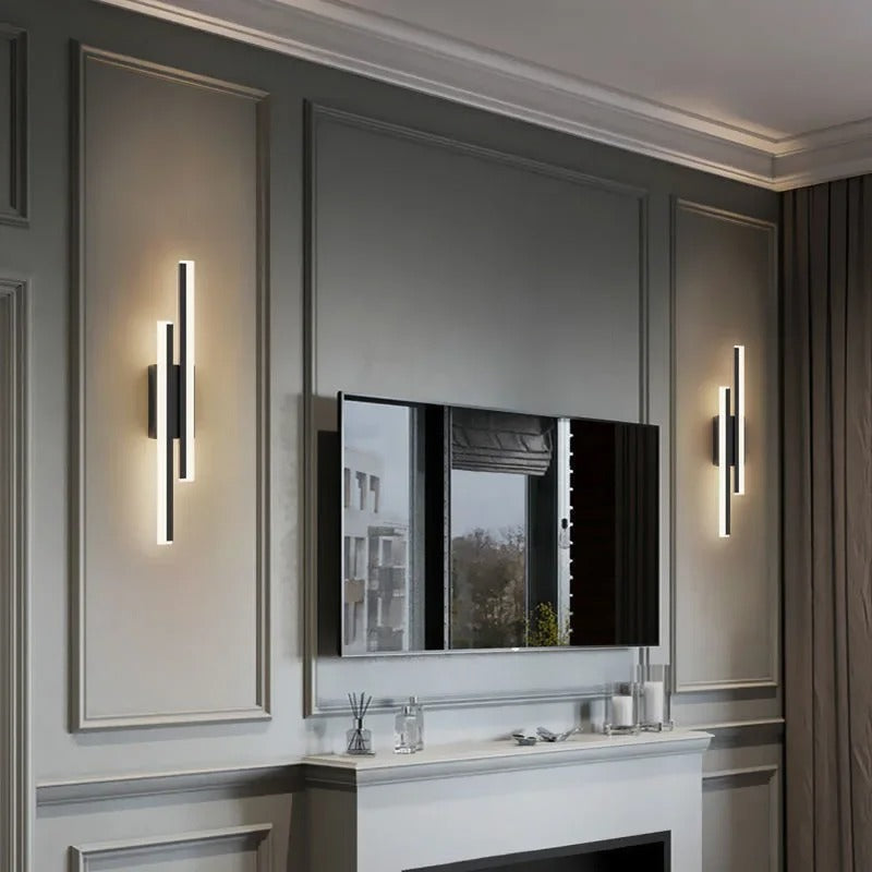 HaloSpire Sconce  Contemporary Vertical Wall Light