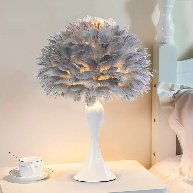 Feather Glow Luxe Lamp