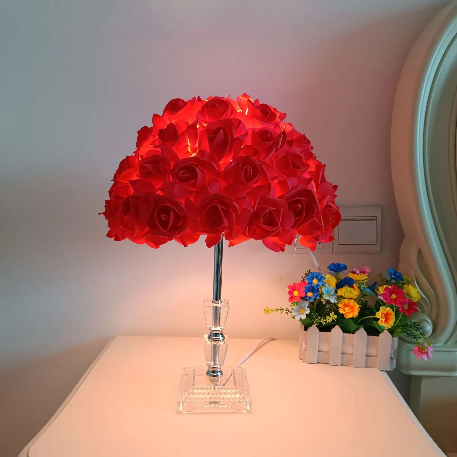 Crystal Bloom Bouquet Lamp