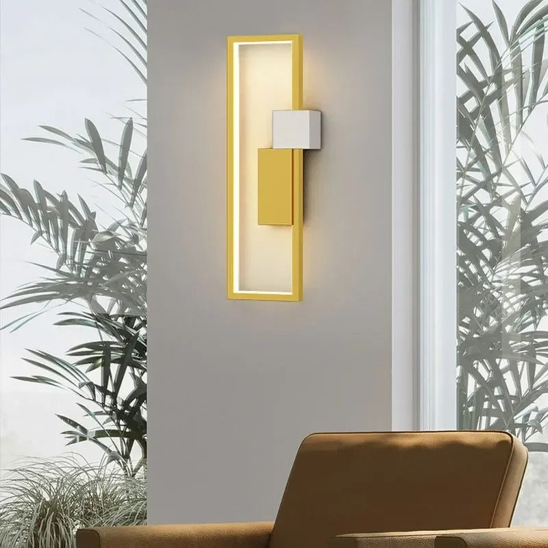 LumaEdge Sconce – Slim Rectangular Wall Light