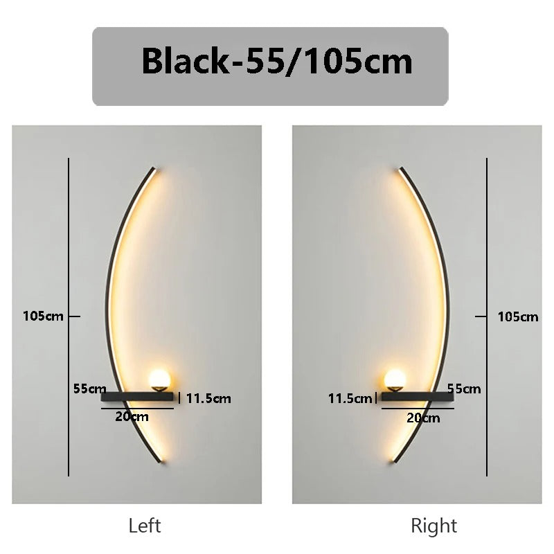 ArcGlow Sconce – Nordic Minimalist Wall Light