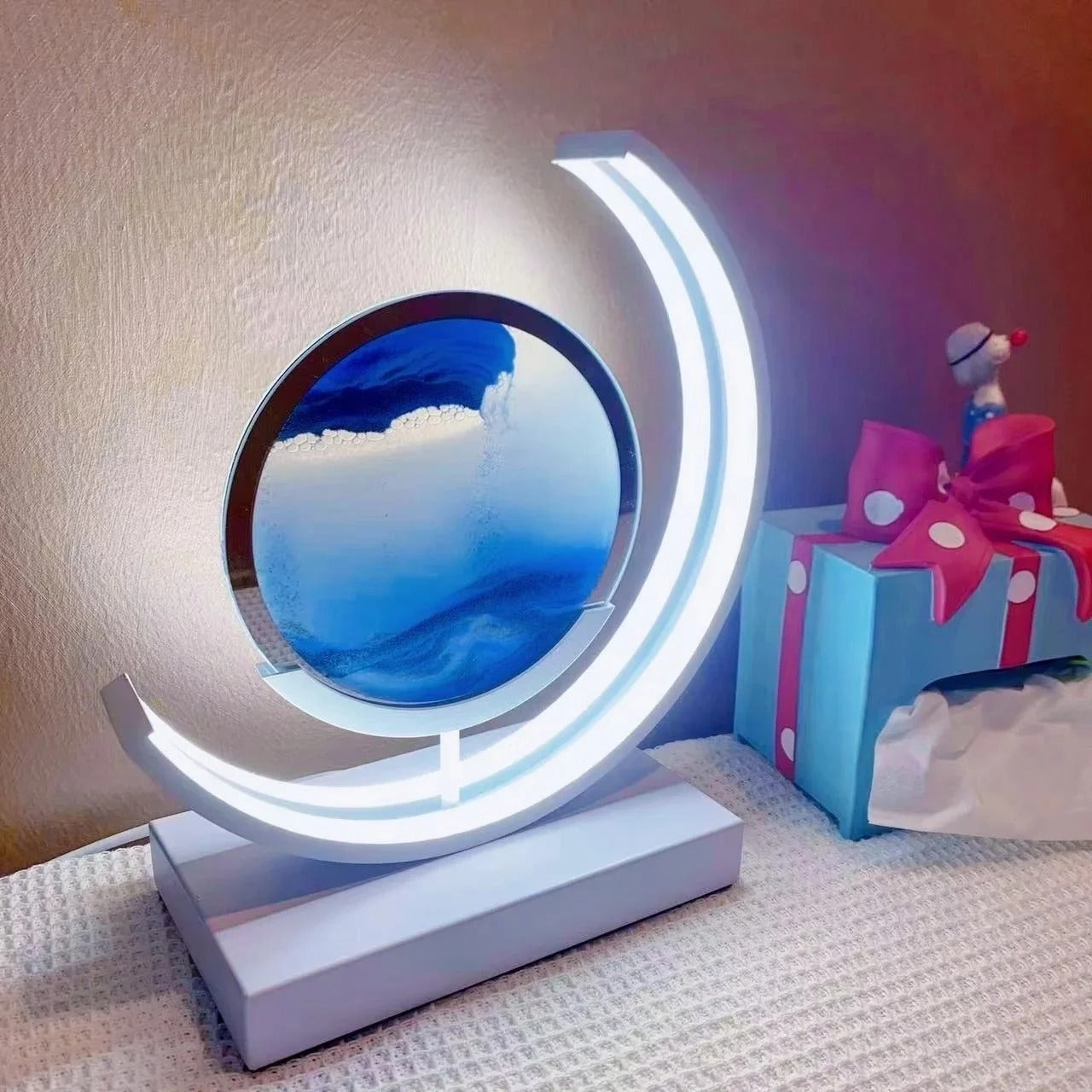 Elaris Flow – LED Sand Art Sculpture