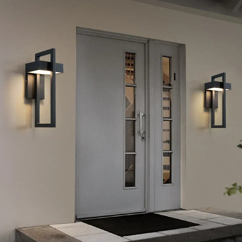 Aurora Frame Outdoor LED Wall Light