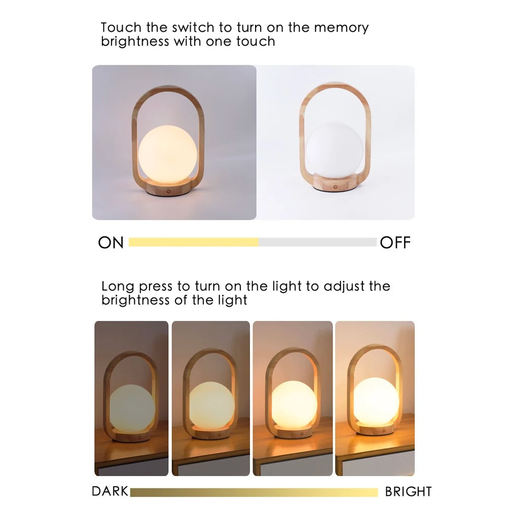 Aurora Orb LED Table Lamp