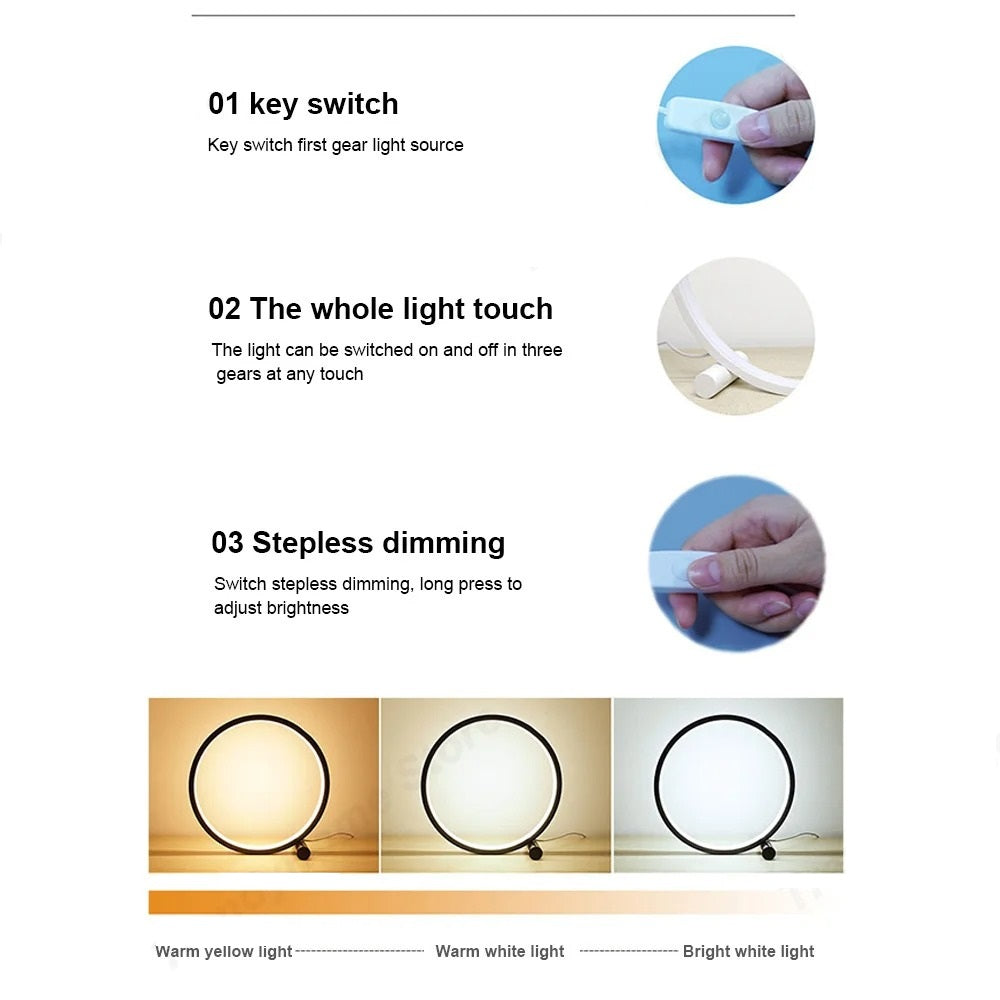Lucen Circle - Minimalist Dimmable Ring Light