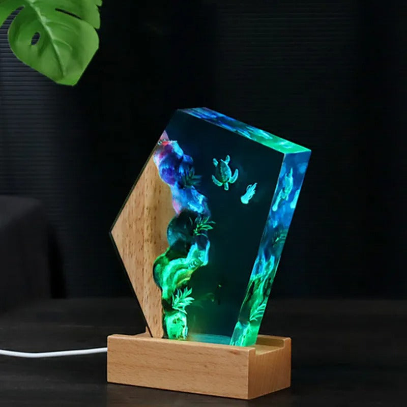 Azure Reef Resin Illumination