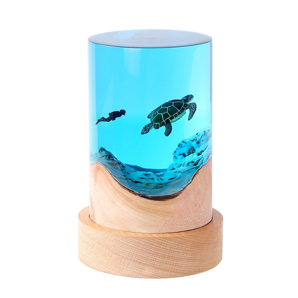 Pelagia – Ocean-Inspired Resin Light Sculpture