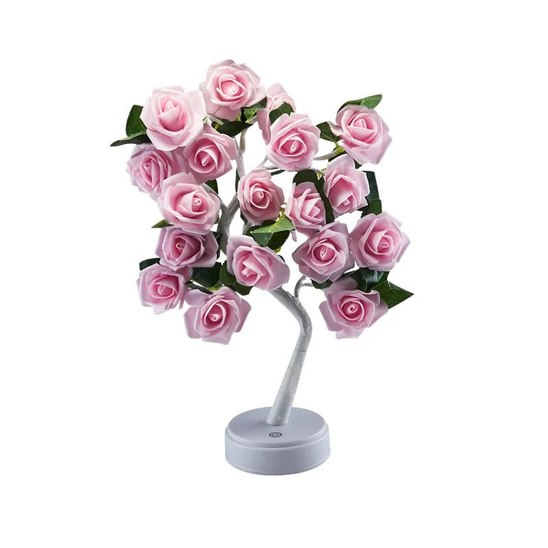 PetalLume Tree – 24-LED Rose Flower Lamp