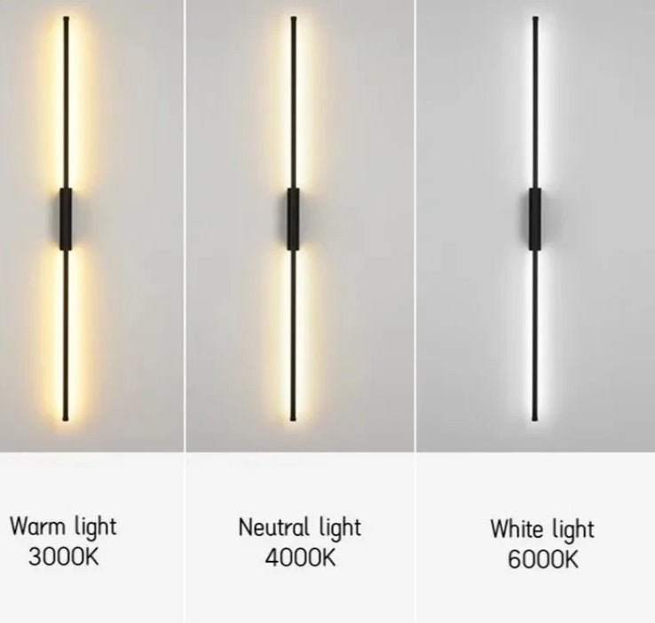 HaloStem Bar – Minimalist Strip Wall Light