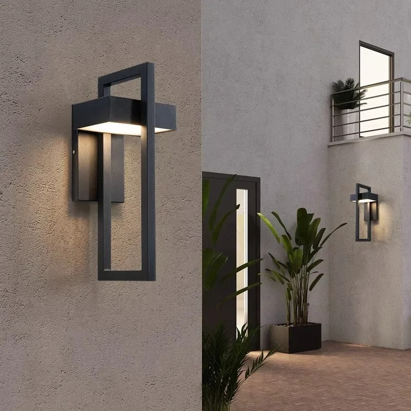 Aurora Frame Outdoor LED Wall Light