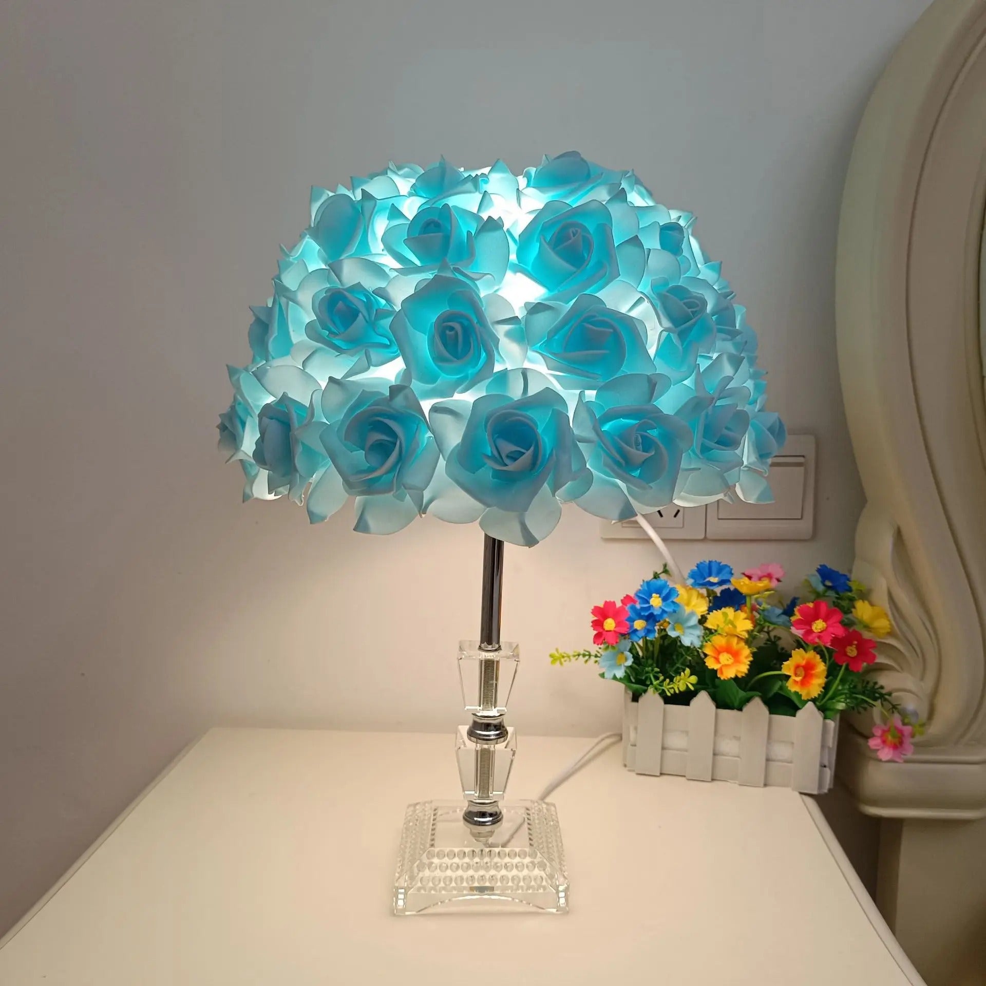 Crystal Bloom Bouquet Lamp