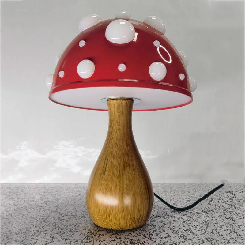 LumiShroom – Designer Tricolor Mushroom Lamp