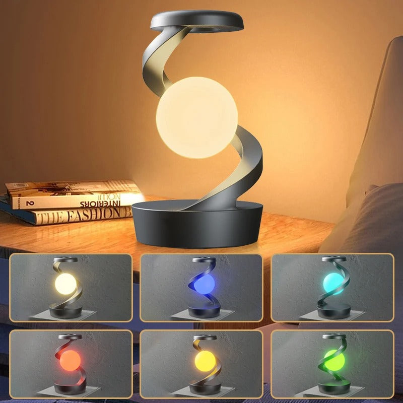 Floating LED Lamp with Wireless Charging