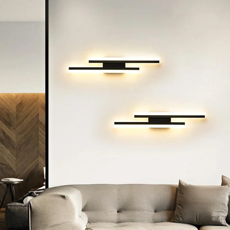 HaloSpire Sconce  Contemporary Vertical Wall Light
