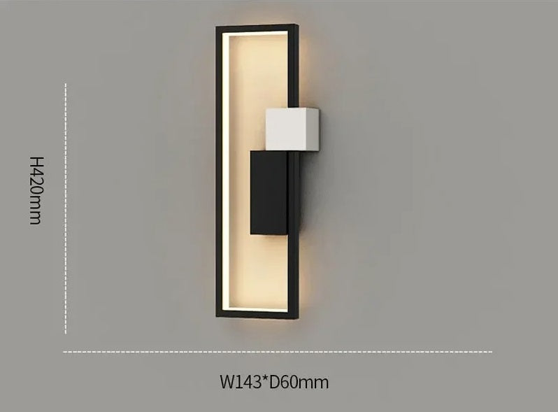 LumaEdge Sconce – Slim Rectangular Wall Light