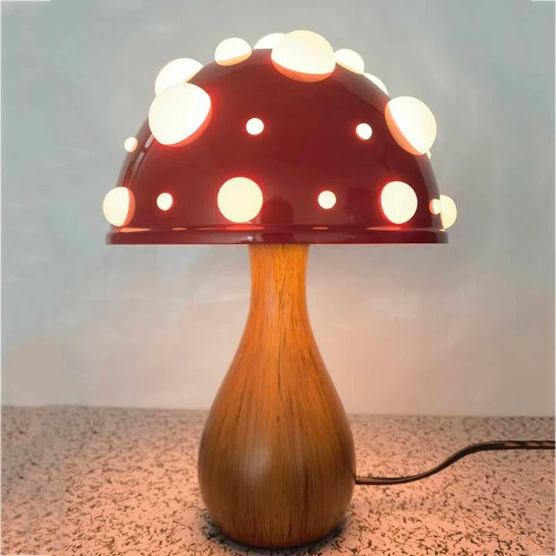 LumiShroom – Designer Tricolor Mushroom Lamp