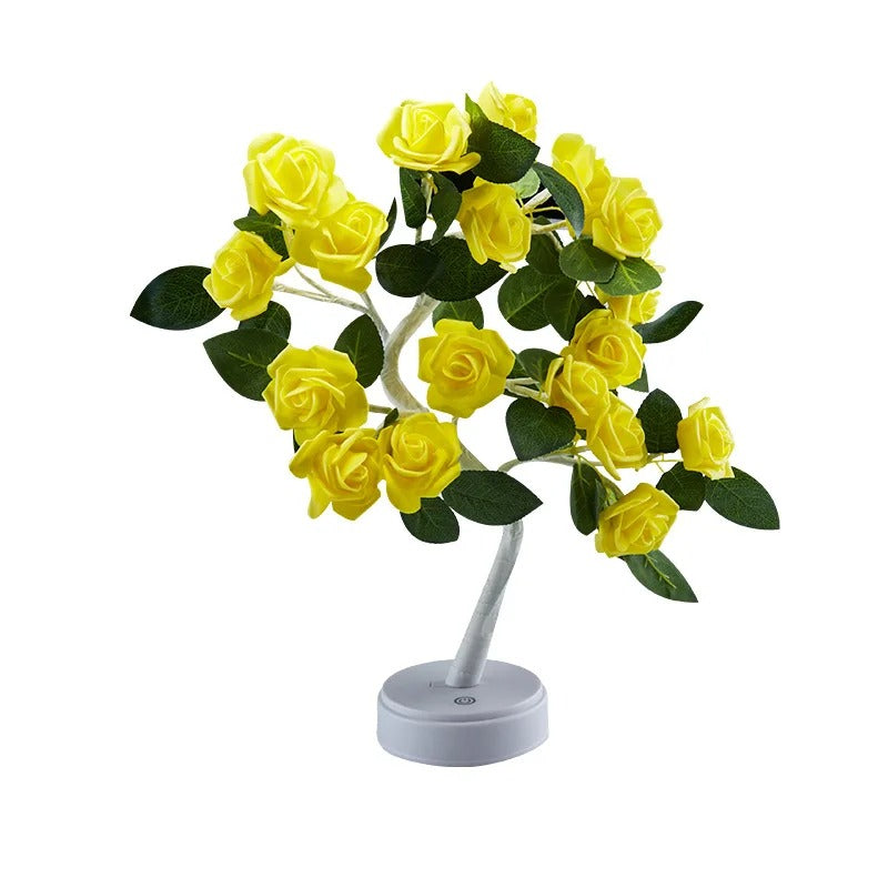 PetalLume Tree – 24-LED Rose Flower Lamp