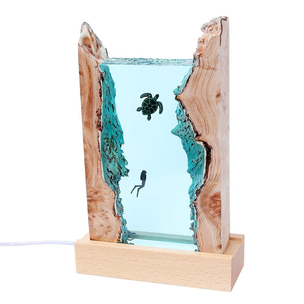 Ocean Embark Resin Lamp