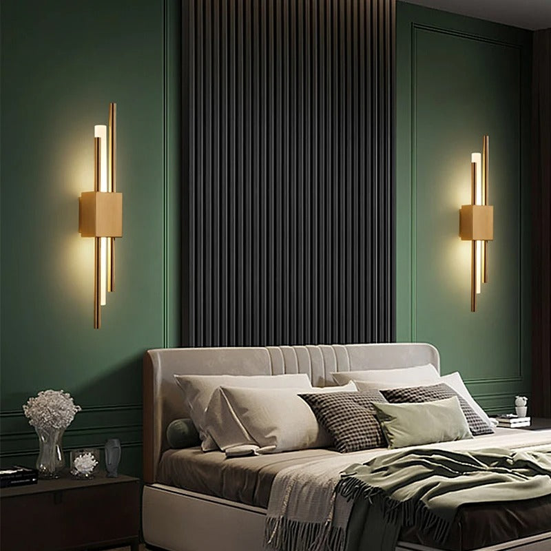 Nordic Luxe Vertical Wall Sconce