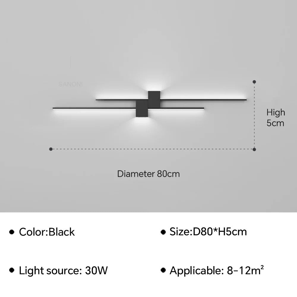 Linea Luxe Stepless LED Wall Light