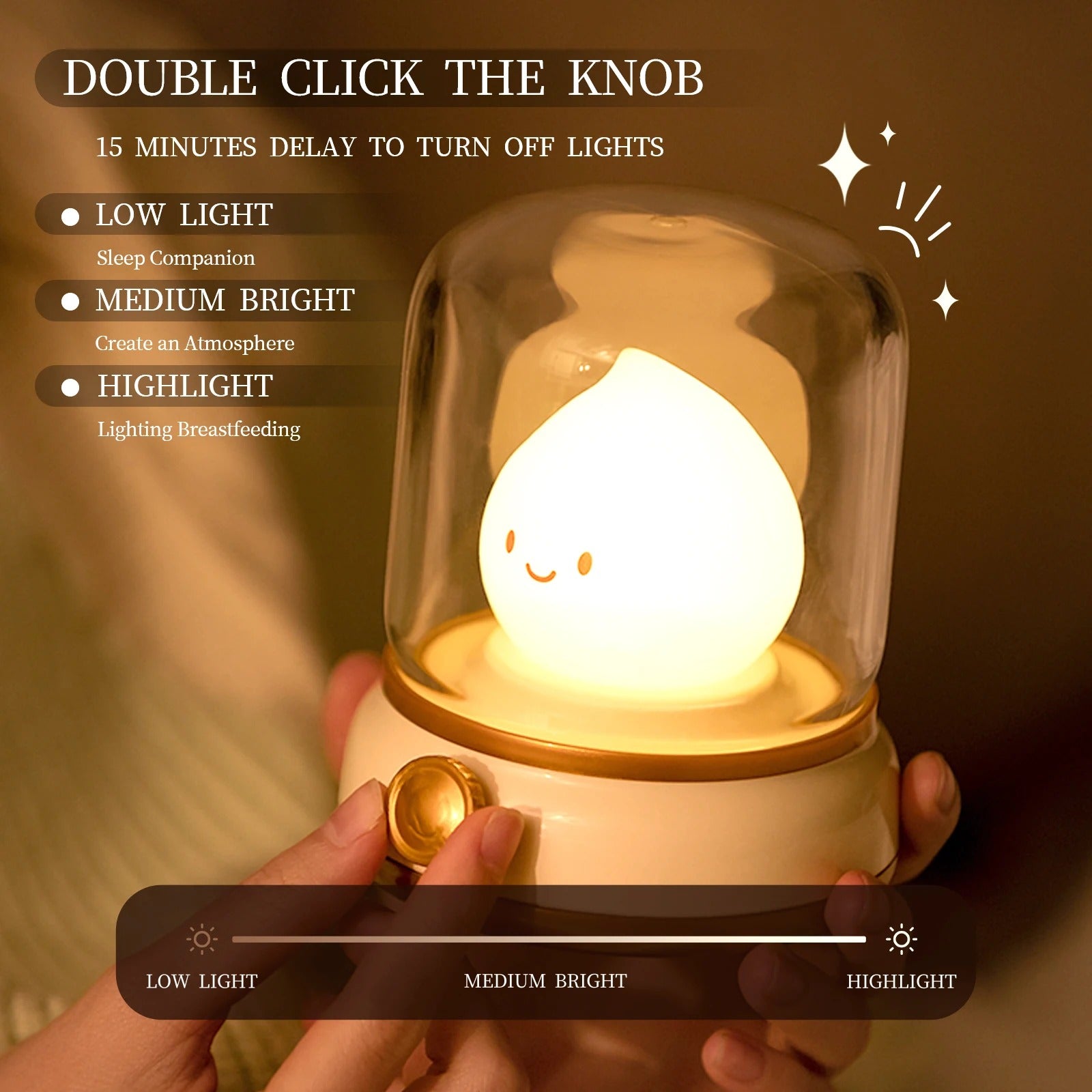 Aurora Glow Mini LED Night Lamp