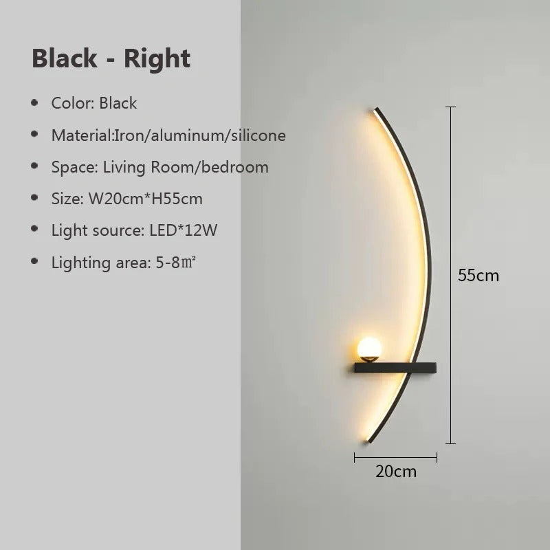 ArcGlow Sconce – Nordic Minimalist Wall Light