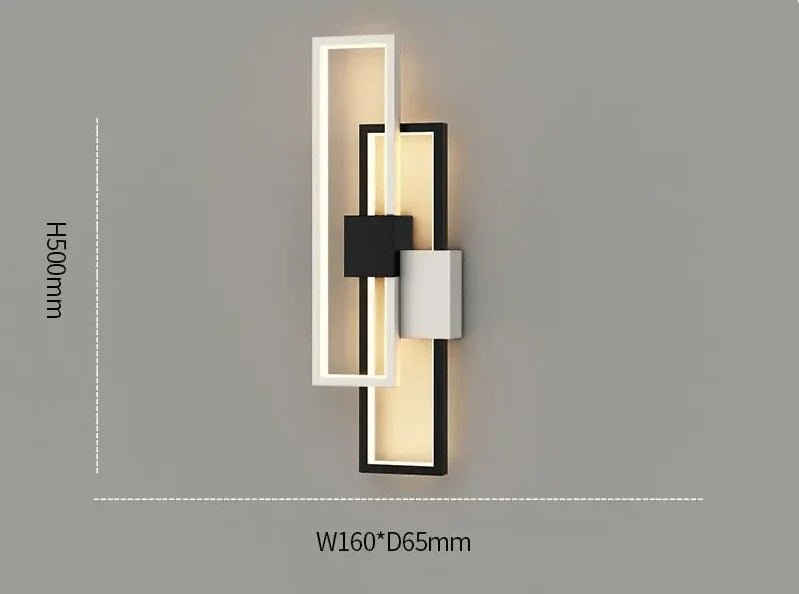 LumaEdge Sconce – Slim Rectangular Wall Light