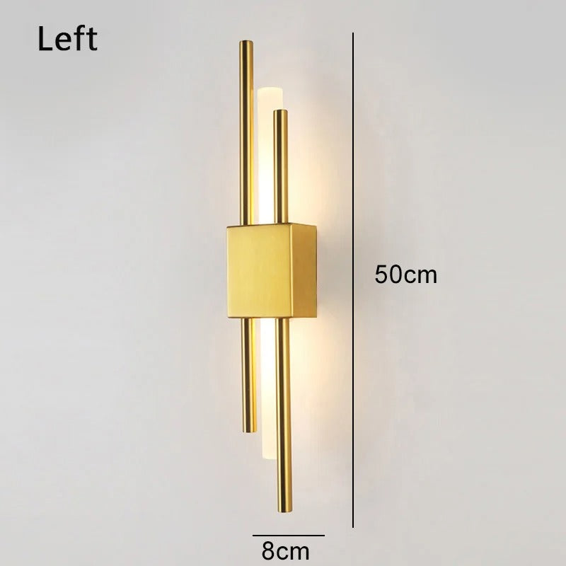Nordic Luxe Vertical Wall Sconce
