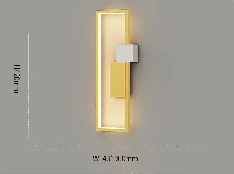 LumaEdge Sconce – Slim Rectangular Wall Light